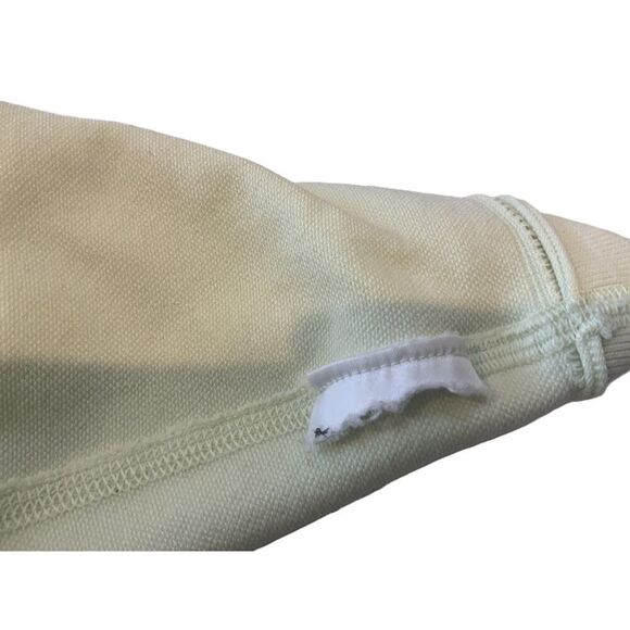 Aéropostale Yellow High Waist Gym Shark Logo Athletic Shorts Size Medium - Picture 8 of 10